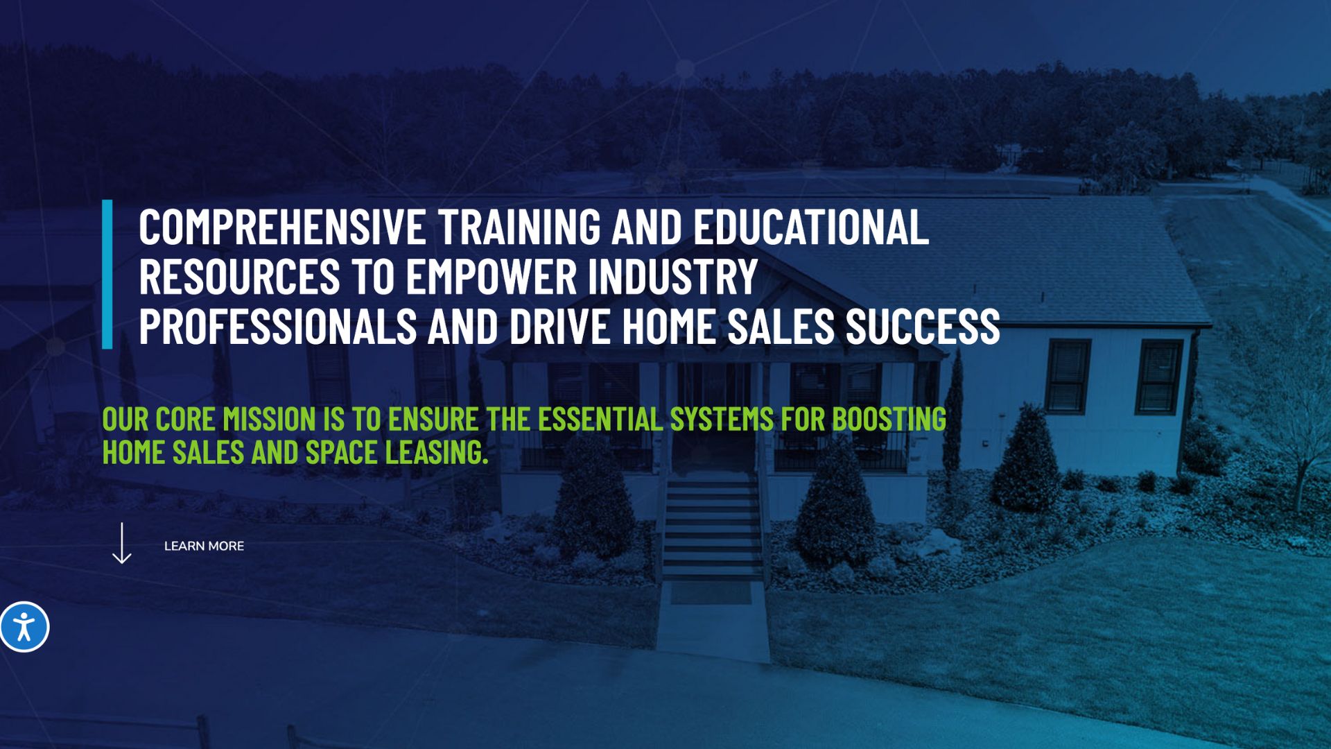 Info graphic promoting training and education resources