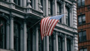 Side of a government building