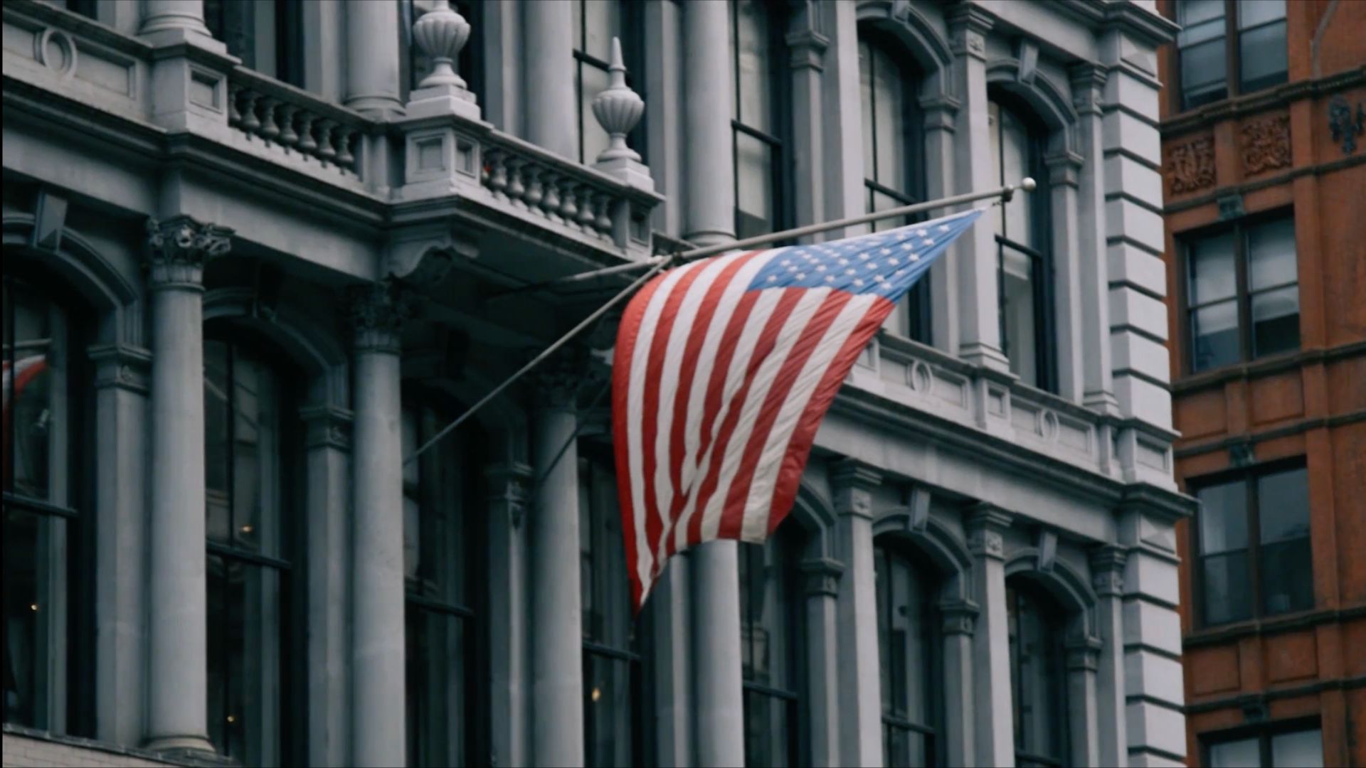 Side of a government building