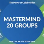 Infographic that says Mastermind 20 groups