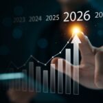 A graph with a finger pointed at 2026