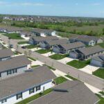 A exterior of a manufactured home community