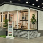 Exterior of a modern manufactured home